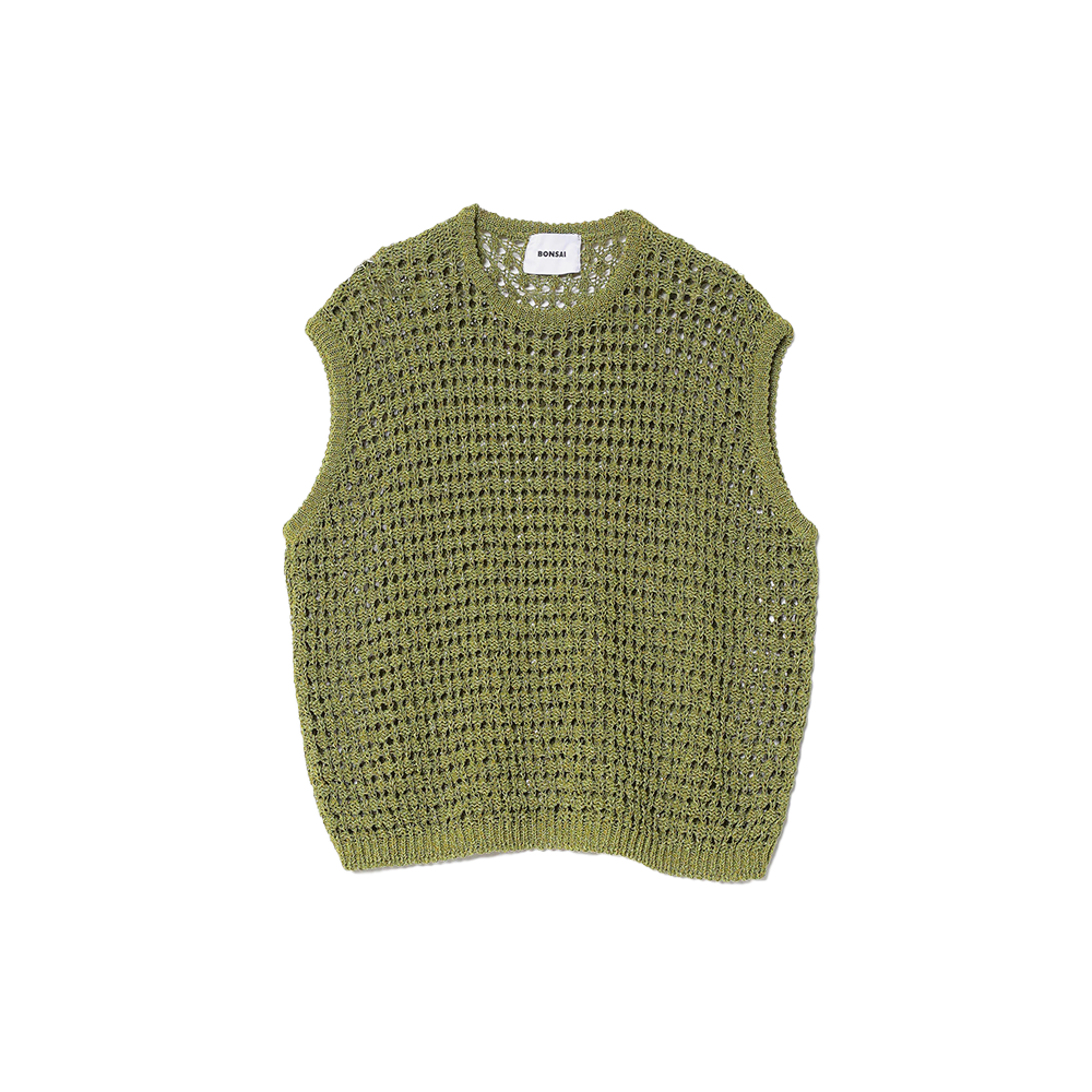 Bonsai Knit Tank Top - Green