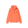 Carhartt WIP Hooded Industry Sweat - Lumo Orange, garment dyed