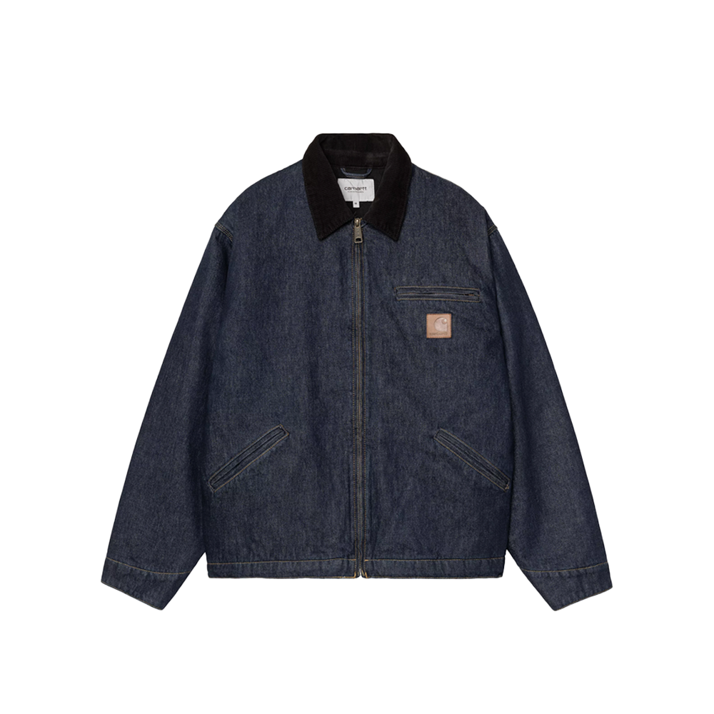 Carhartt WIP OG Detroit Jacket - Blue/Black Rinsed