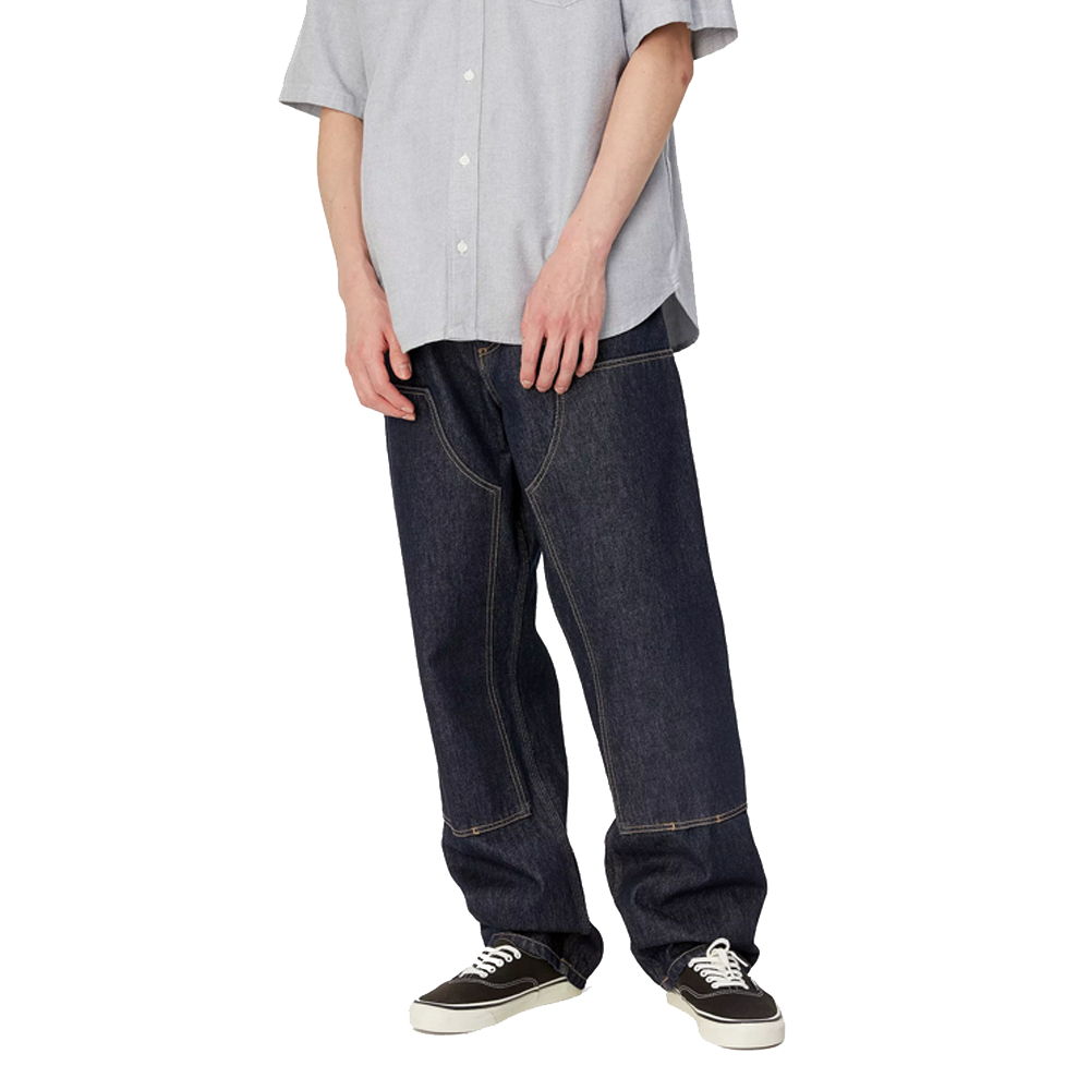 Carhartt WIP Double Knee Pant - Blue (rinsed)