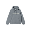 Carhartt WIP Hooded Carhartt Sweatshirt - Dove Grey/Wax