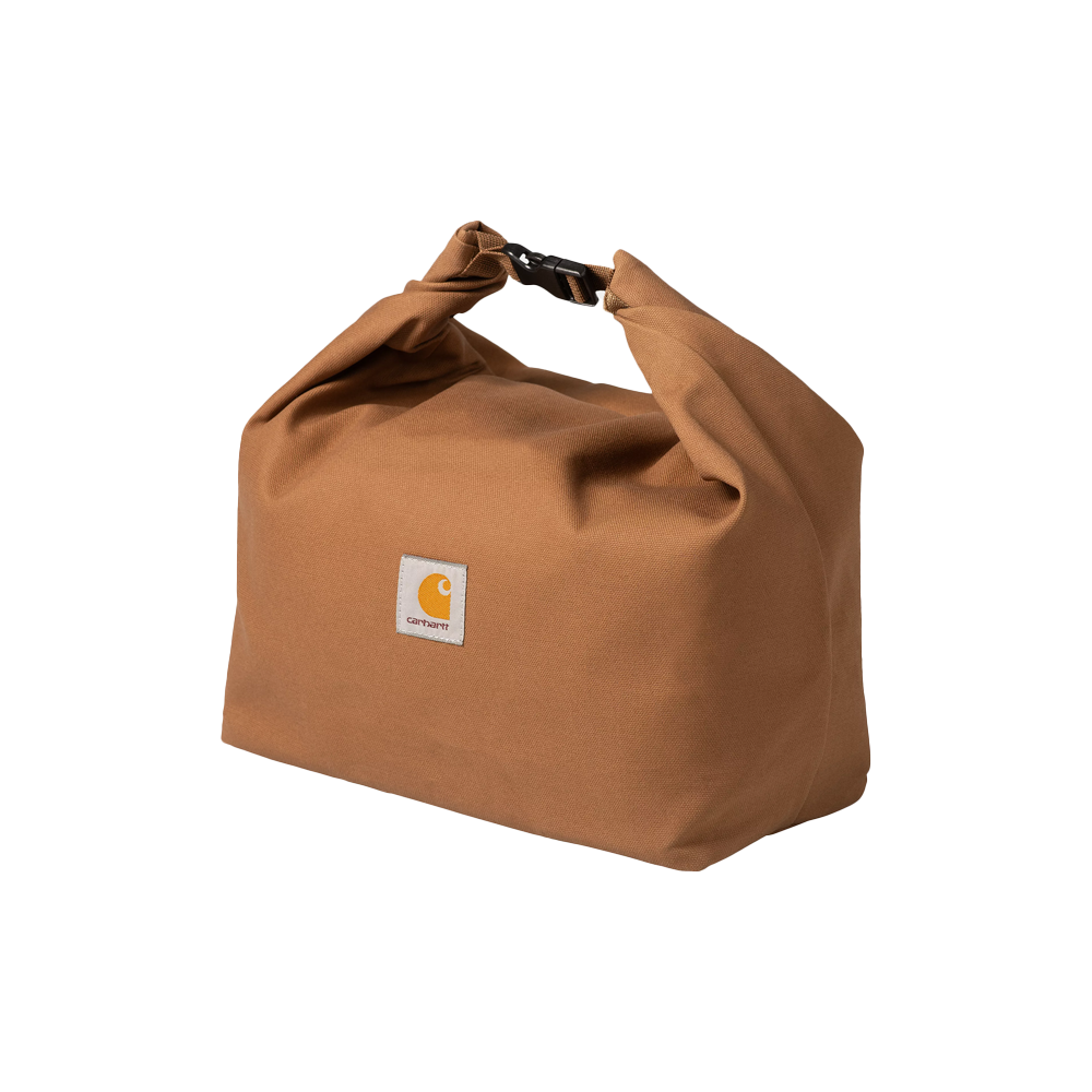 Carhartt WIP Canvas Roll-Up Insulated Bag - Hamilton Brown