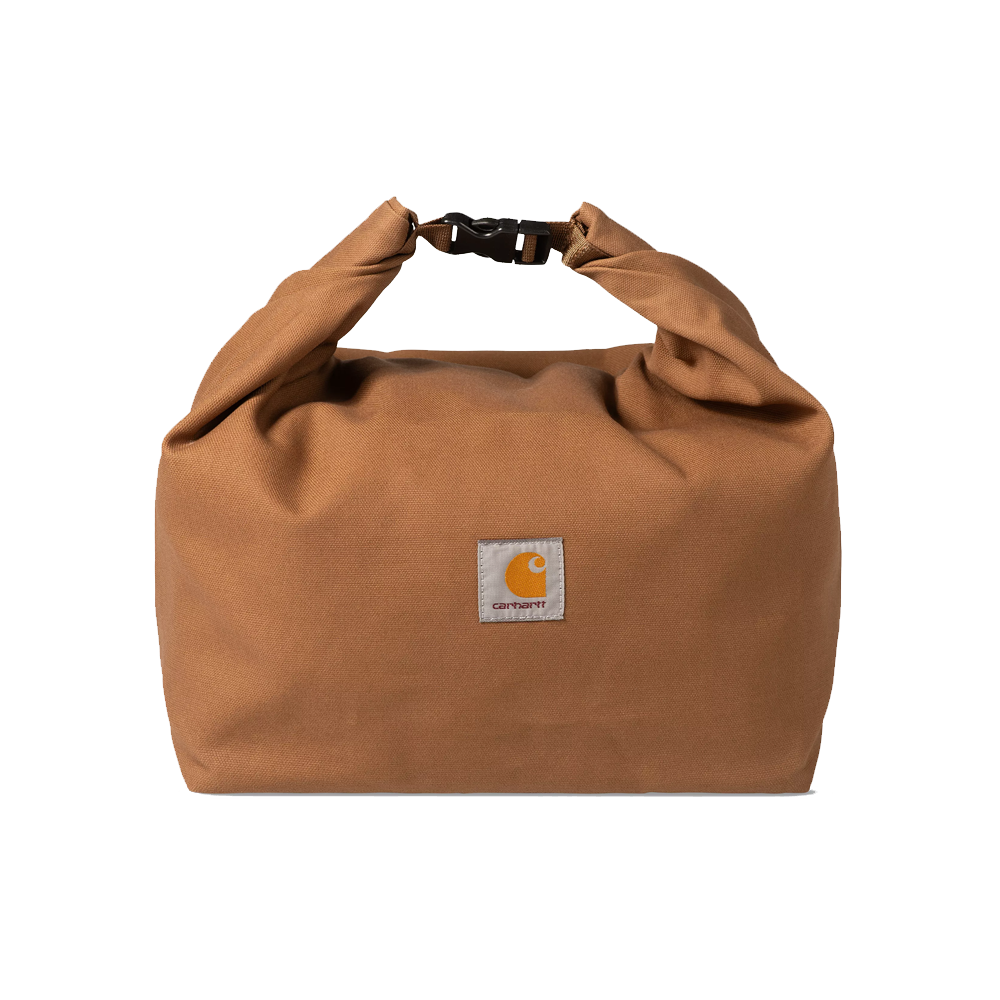 Carhartt WIP Canvas Roll-Up Insulated Bag - Hamilton Brown