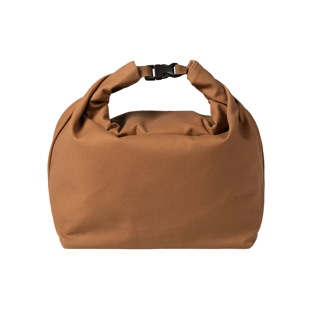 Carhartt WIP Canvas Roll-Up Insulated Bag - Hamilton Brown