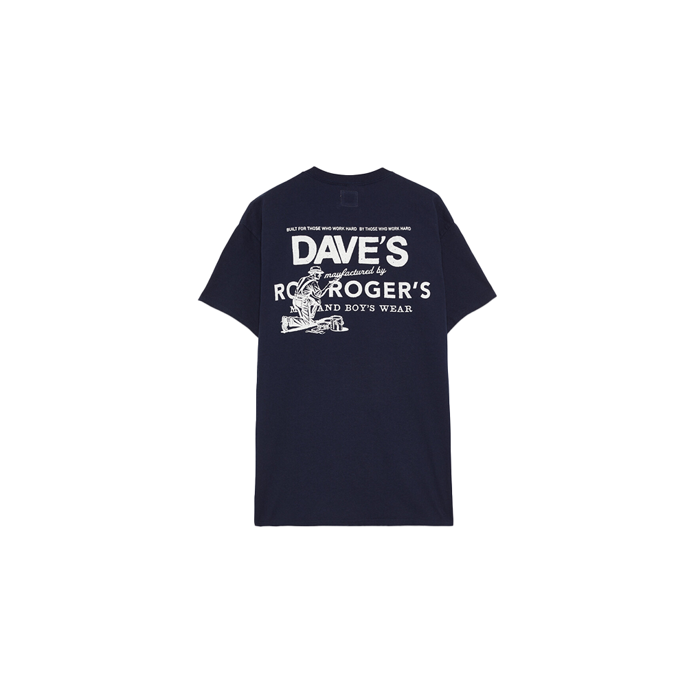 Roy Roger's x Dave's Painter Tee - Blue Navy