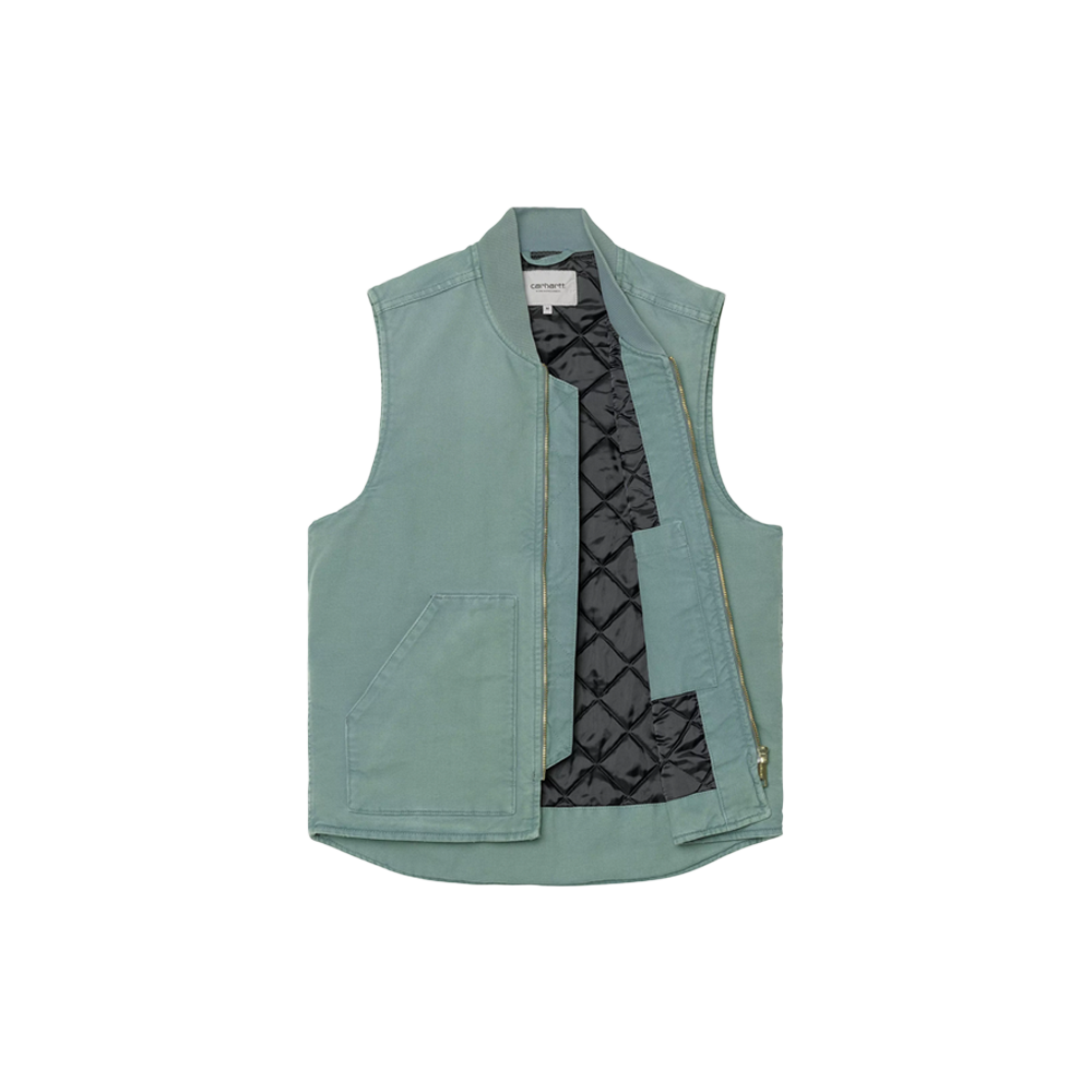 Carhartt WIP Classic Vest - Silver Pine (stone canvas)